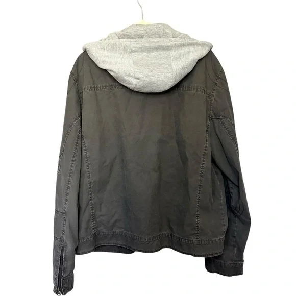 Guess Men’s Jacket with Detachable Hoodie Size XL - Picture 13 of 14